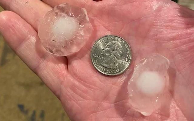 Golf ball-sized hail hits SW MN Sunday morning