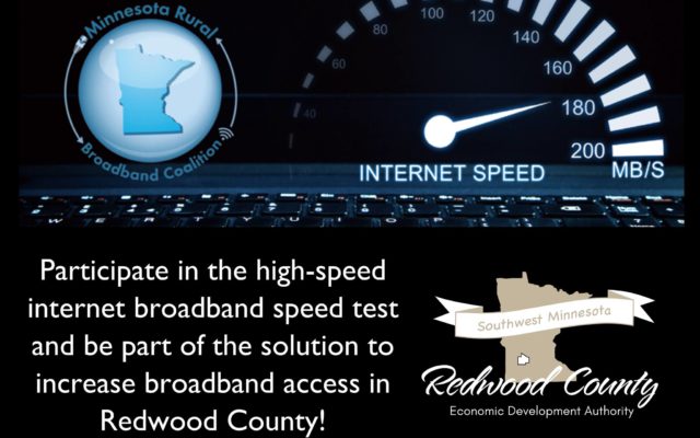 Redwood County EDA asks area residents to test their Internet speed