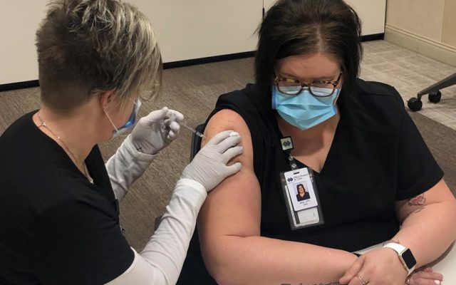 Olivia Hospital and Clinic health care workers receive first COVID-19 vaccines