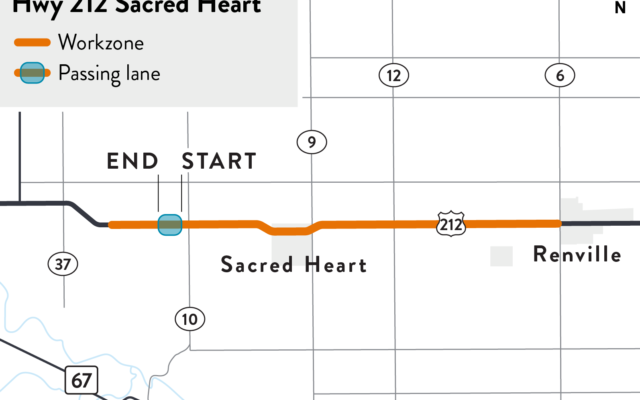MnDOT creates virtual open house for Highway 212 project passing through Sacred Heart and Renville