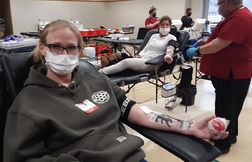 Blood shortage encourages record number of first-time donors at Redwood Falls blood drive
