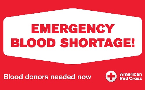 Red Cross blood supply down to “dangerously low levels”; blood drive in Redwood Falls Jan 17-18