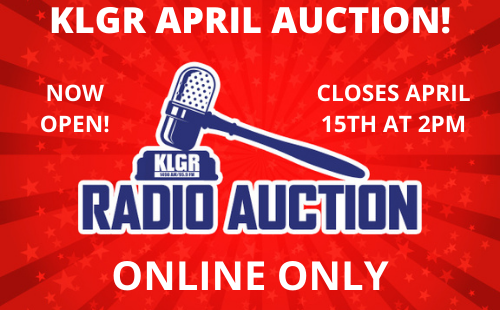 KLGR April Radio Auction