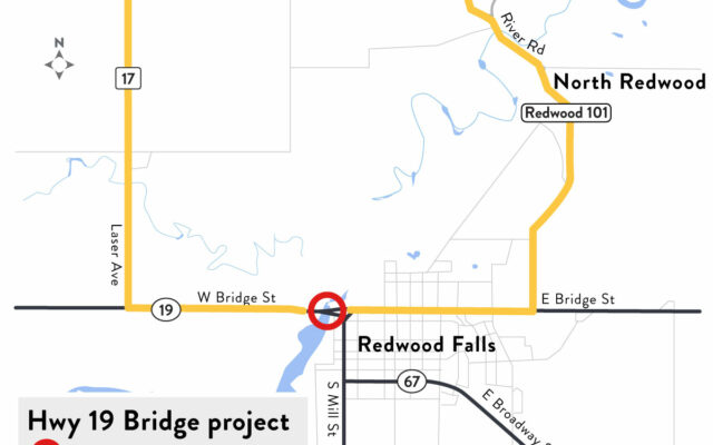 Open house for Hwy 19 bridge project in Redwood Falls set for April 21