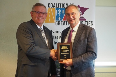 Torkelson receives CGMC Legislator of Distinction Award for SW MN infrastructure support