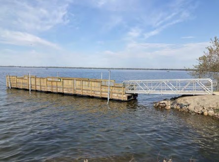 City of Redwood Falls and DNR collaborate on bringing new fishing pier to Lake Redwood