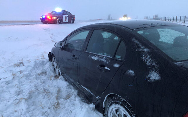 Patrol reports more than 400 crashes during 1st snowstorm