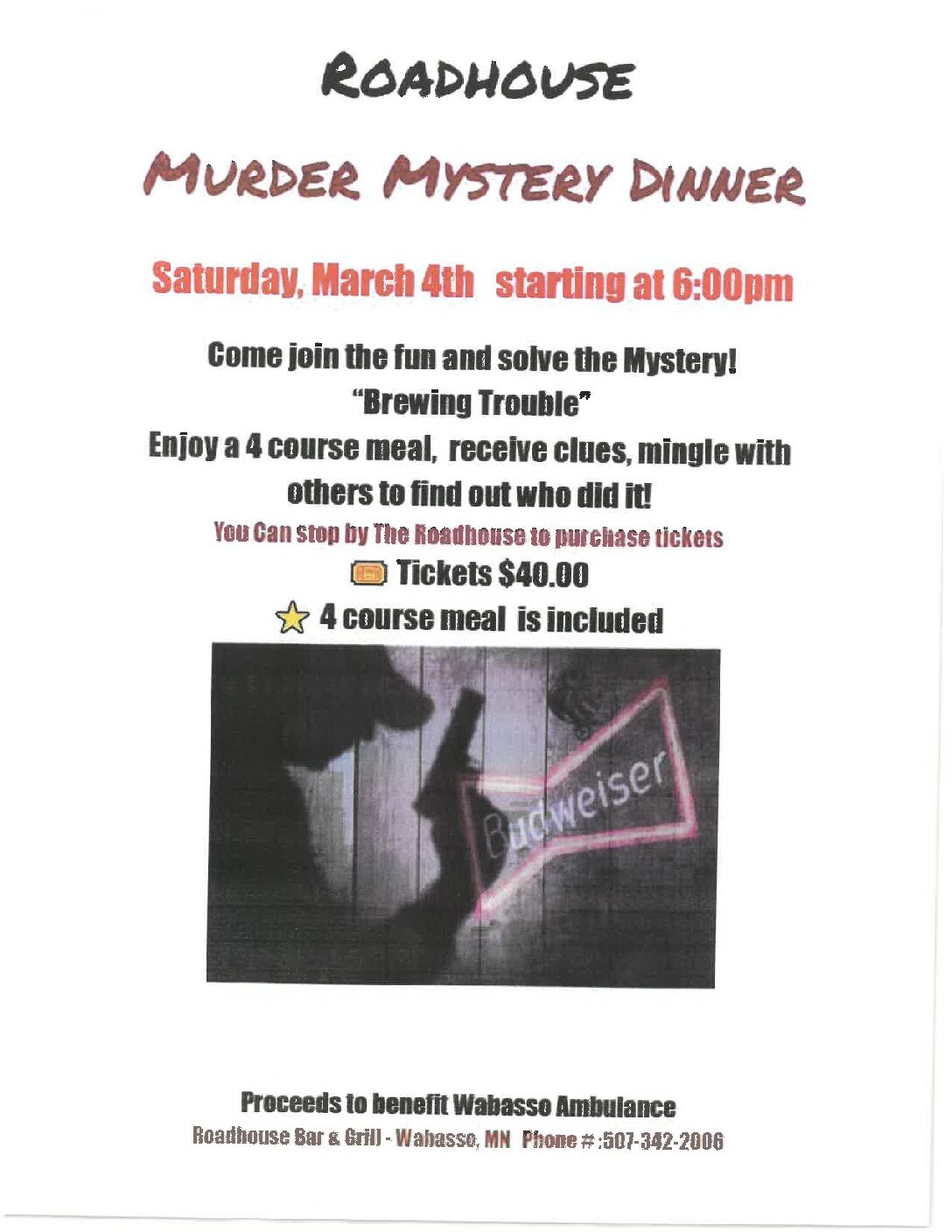 <h1 class="tribe-events-single-event-title">Murder Mystery Dinner</h1>