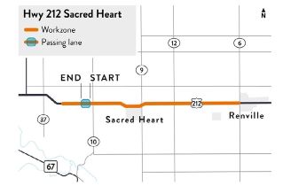 MnDOT to host open house April 3 for Hwy 212 project between Granite Falls, Renville