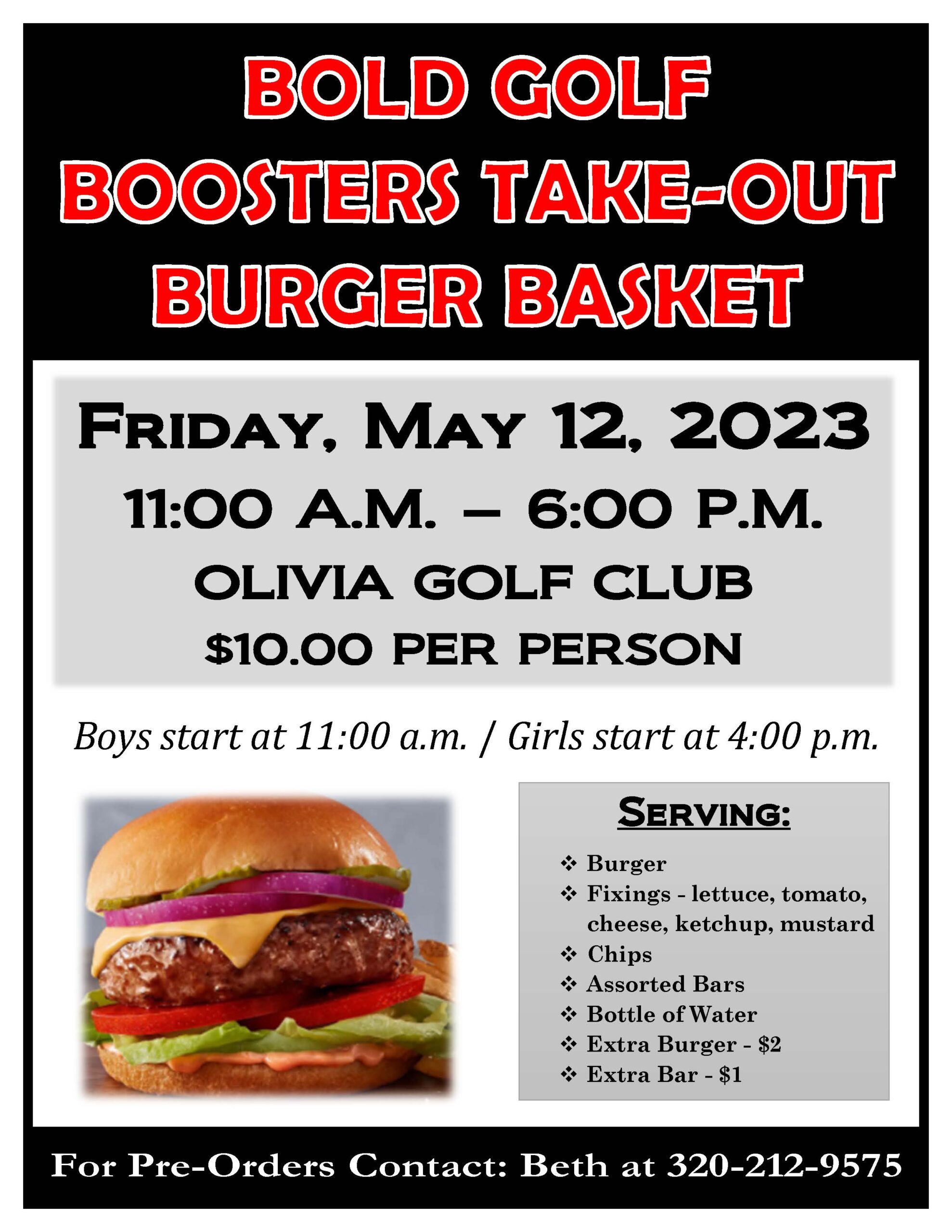 <h1 class="tribe-events-single-event-title">BOLD GOLF BOOSTERS TAKE-OUT BURGER BASKET</h1>