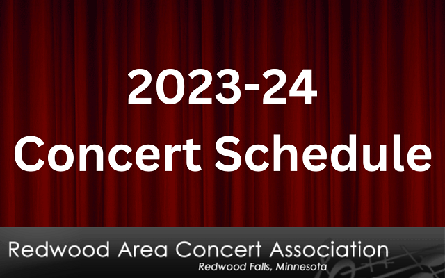 Redwood Area Concert Association 2023-24 Concert Series