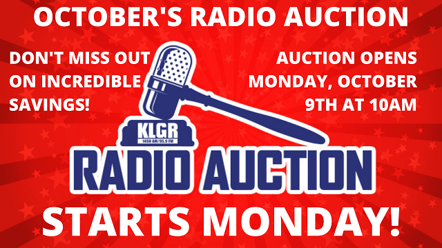 KLGR October 2023 Radio Auction