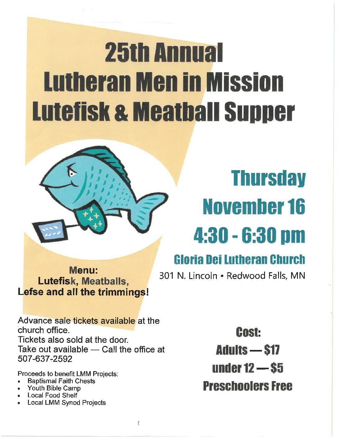 <h1 class="tribe-events-single-event-title">25th Annual Lutefisk & Meatball Supper</h1>