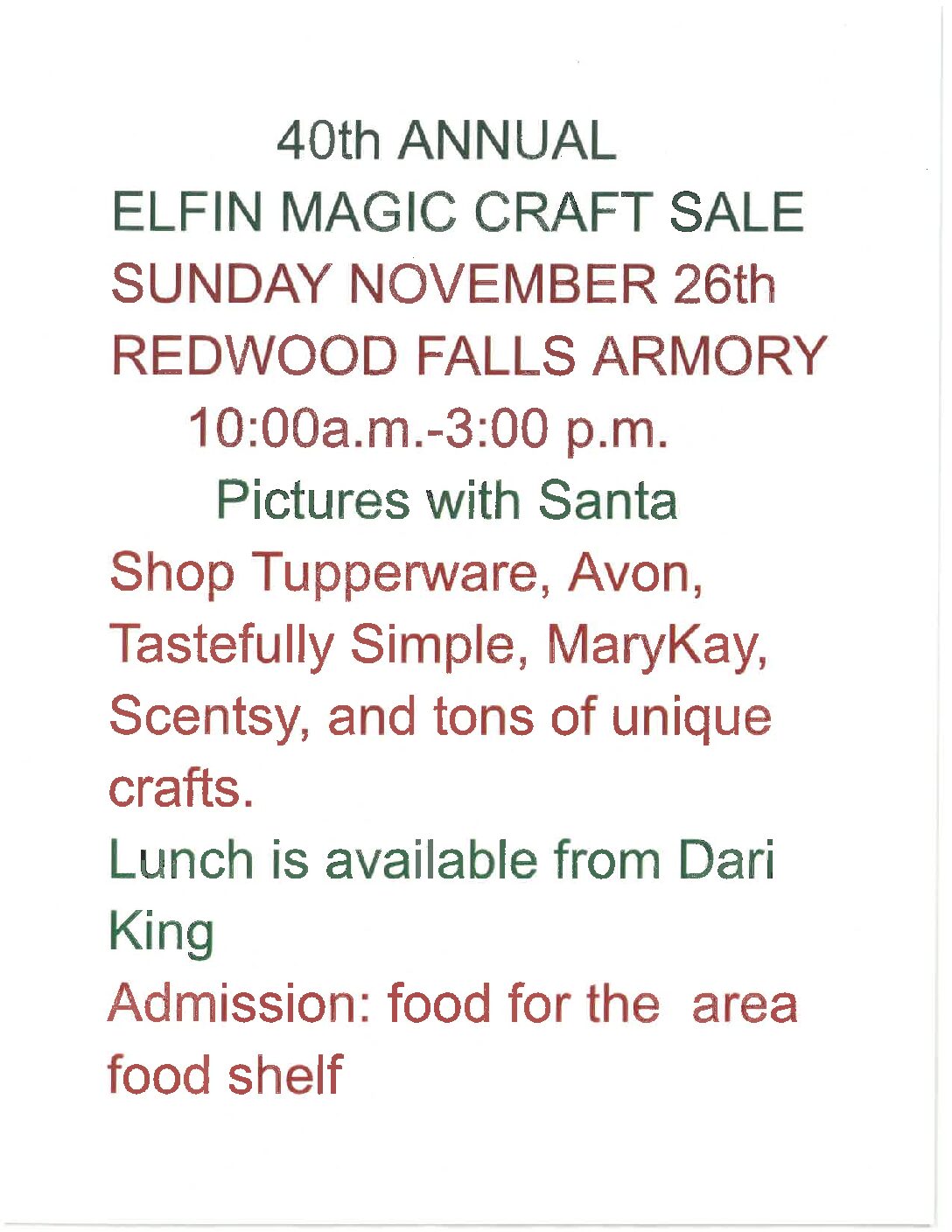 <h1 class="tribe-events-single-event-title">40th Annual Elfin Magic Craft Sale</h1>