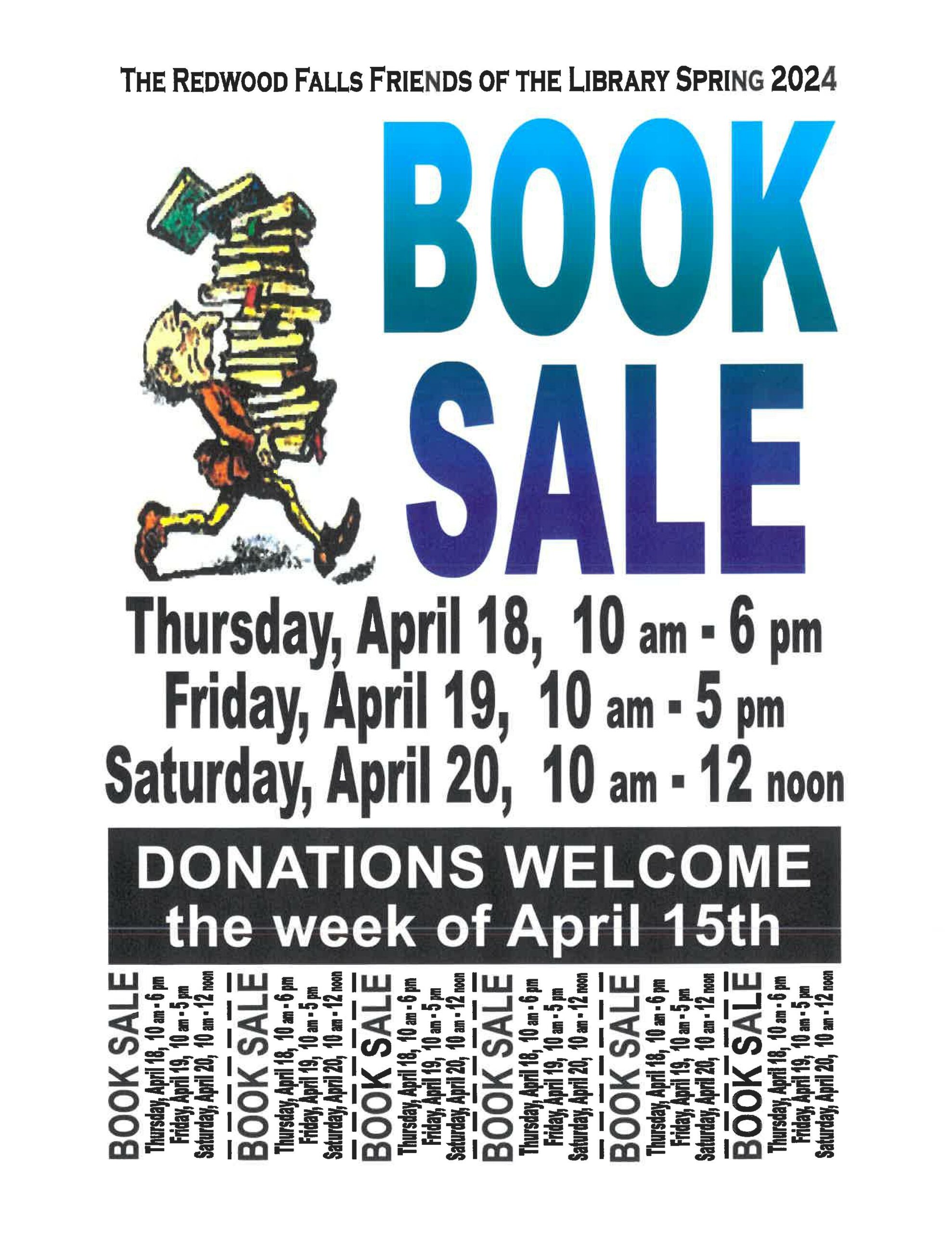 <h1 class="tribe-events-single-event-title">Friends of the Library Book Sale – Redwood Falls</h1>