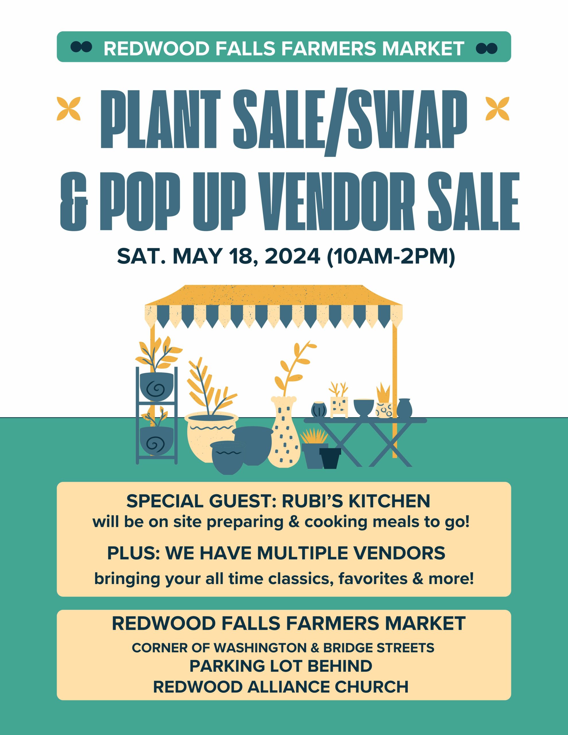 <h1 class="tribe-events-single-event-title">Redwood Falls Farmers Market: Plant Sale & Pop Up Vendor Sale</h1>